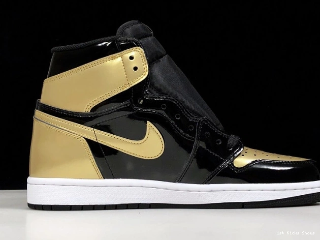 1st Kicks Shoes Toe Glod Retro 1 861428-007 Jordan Air High 0718